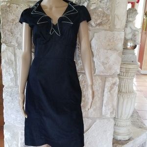Beautifully Accented and Unique Denim Dress